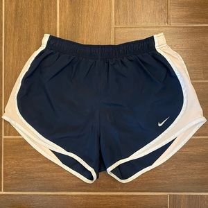 Blue and pink Nike Running shorts